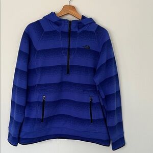 The North Face Royal Blue Striped Pullover